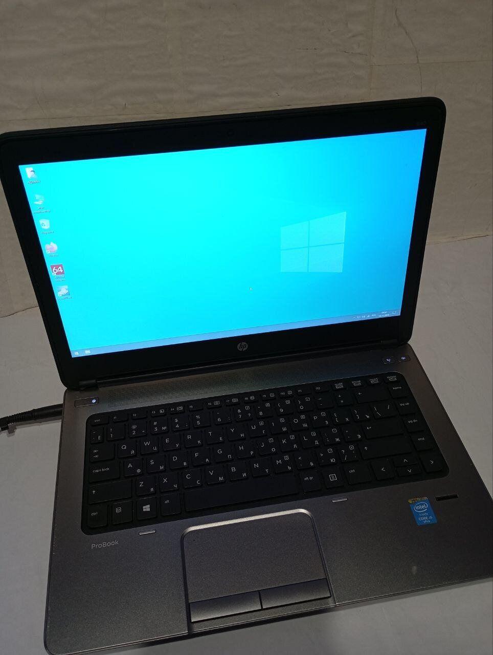Б/в Ноутбук Б-клас HP ProBook 640 G1 14" 1366x768| i5-4310M| 8GB RAM| 128GB SSD+750GB HDD| HD 4600| АКБ 0%