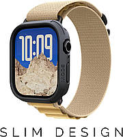 Фірмовий чохол elkson Quattro Rugged для Apple Watch 46 mm Series 10 — Чорний, фото 3