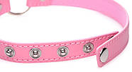 Чокер Master Series Kinky Kitty Ring Slim Choker - Pink, фото 2