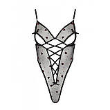 Еротичний боді з малюнком LOVELIA BODY black L/XL - Passion, фото 5