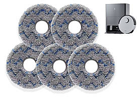 Мікрофіброві диски 5 шт для Ecovacs Deebot X1/T10 OMNI/TURBO