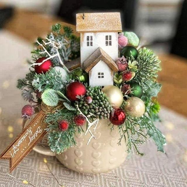 Новорічна композиція своїми руками