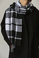 Шарф у клітинку Without Plaid black