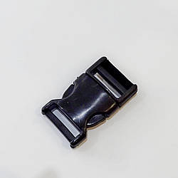 Карабін пластиковий 20 мм пластик, чорний 2