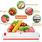 Побутовий вакууматор і пакети для вакуумації "FreshpackPro G-88" 100W Біло-жовтогарячий вакуумний запайник (ST), фото 5