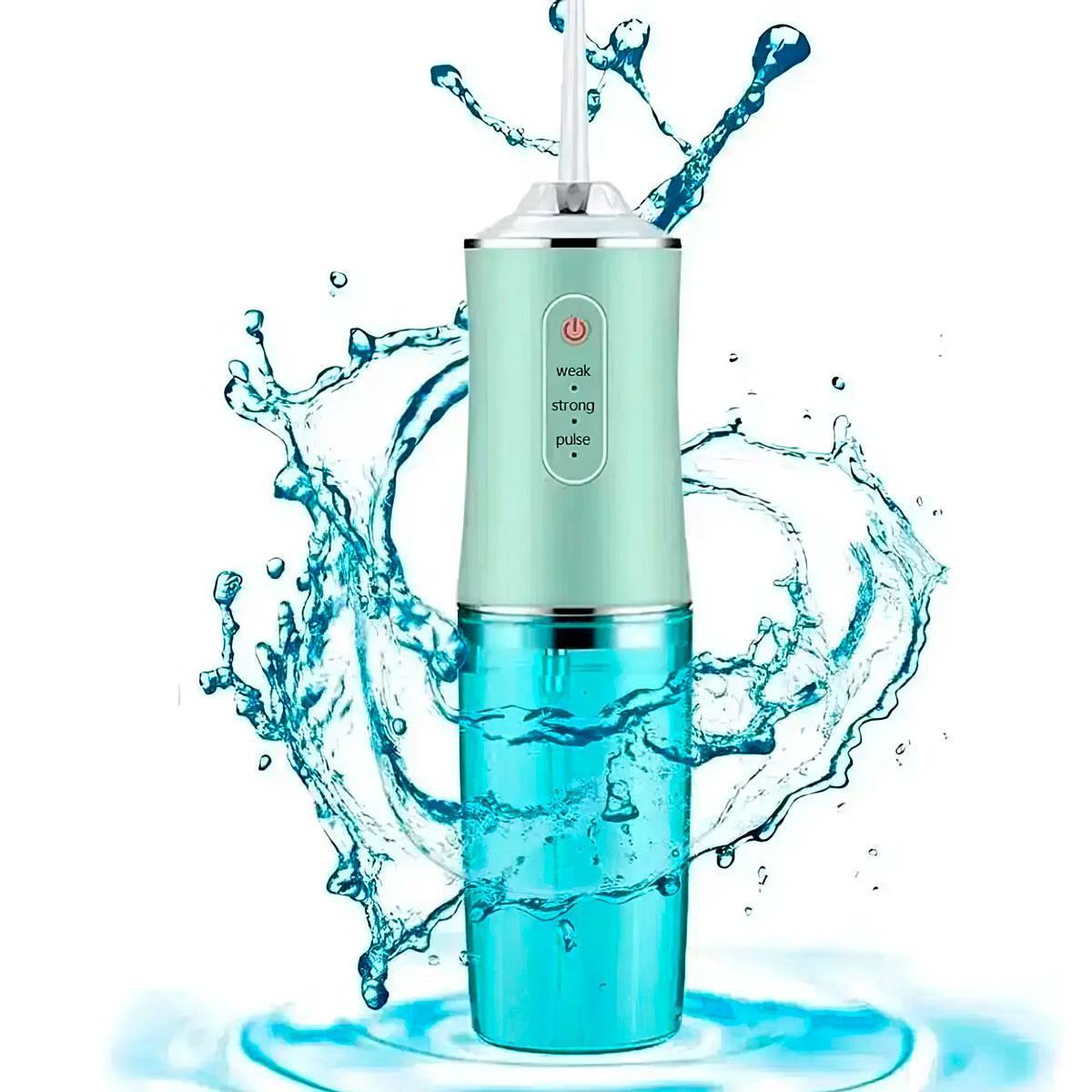 Іригатор для порожнини рота акумуляторний Oral Irrigator Зелений, апарат для промивання порожнини рота (ST), фото 1