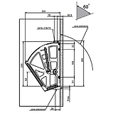 Полиця для взуття двохсекційна. пластик, сірий (МЕХАНІЗМ), фото 5