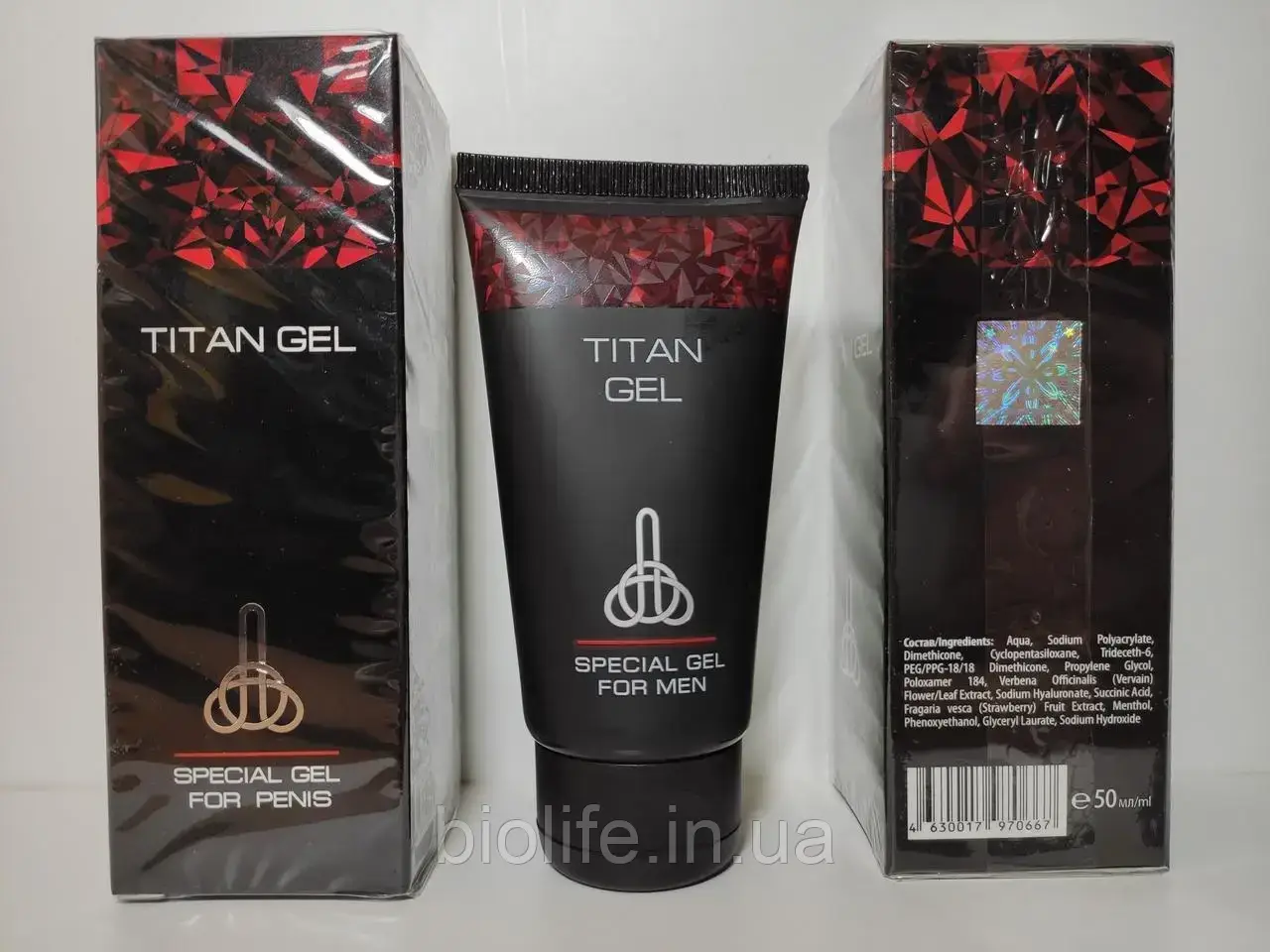 Titan Gel Титан гель для збільшенняу 50 мл оригінал, фото 1