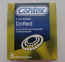 Презервативи Dotted Contex Контекс із крапками 3 шт. оригінал