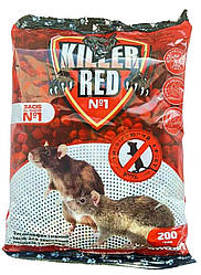 Родентицид Ред Кіллер/Red Killer 200г гранульована суміш ТМ Агромаксі
