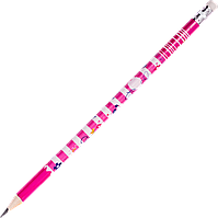 Олівець чорнографітовий з гумкою (HB) ZiBi Kids Line Flowers ZB.2300