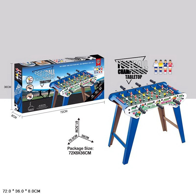 Футбол дитячий настільний на ніжках 2379, у комплекті 2 м'ячі та 18 гравців, 79.5 х 36 х 61.5 см., фото 1