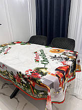 СТ.Новорічна скатертина 150х215см. Поліестер. Туреччина.