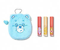 Набір рідких помад для губ в косметичці Sheglam Care Bears Share A Smile Lip Set