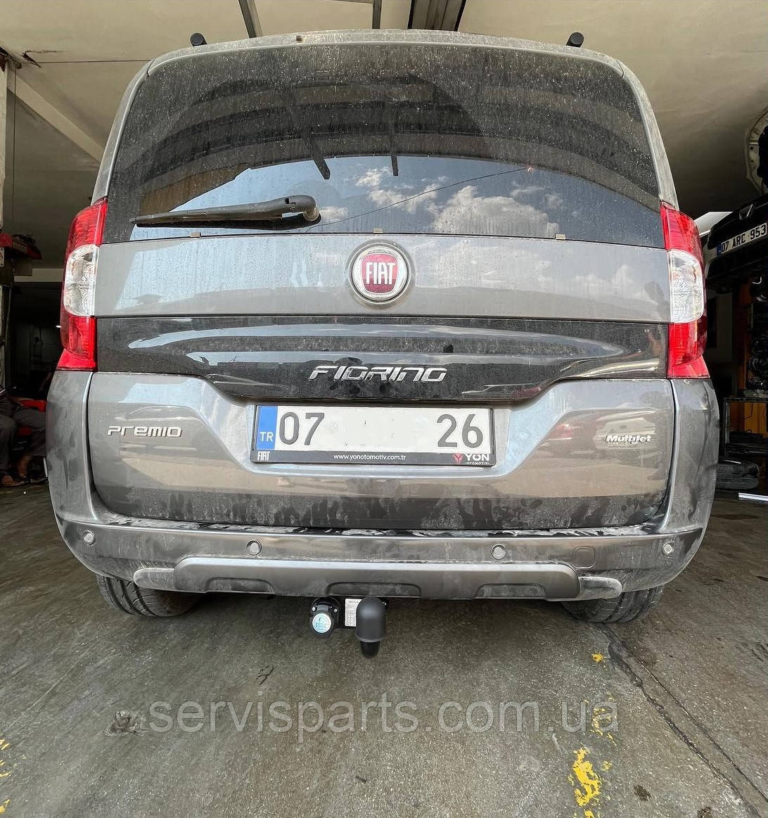 Фаркоп Fiat Fiorino 2008- (Фіат Фіоріно) польський, гак на болтах
