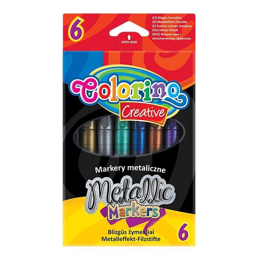 Маркери Colorino Kids металізовані 6 кольорів 32582PTR