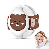 Дитячі протишумні навушники Baby Earmuffs навушники для дітей до 36 місяців, колір: Коричневий