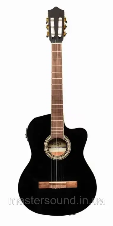 Електроакустична гітара Stagg SCL60 TCE-BLK, фото 1
