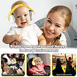 Дитячі протишумні навушники Baby Earmuffs навушники для дітей до 36 місяців, колір: Жовтий, фото 4