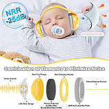 Дитячі протишумні навушники Baby Earmuffs навушники для дітей до 36 місяців, колір: Жовтий, фото 7