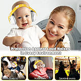 Дитячі протишумні навушники Baby Earmuffs навушники для дітей до 36 місяців, колір: Жовтий, фото 8