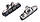 Колодки гальмівні U-brake Alligator RD-300-4-DIY для 105/Ultegra/Dura-Ace Алюміній, фото 3