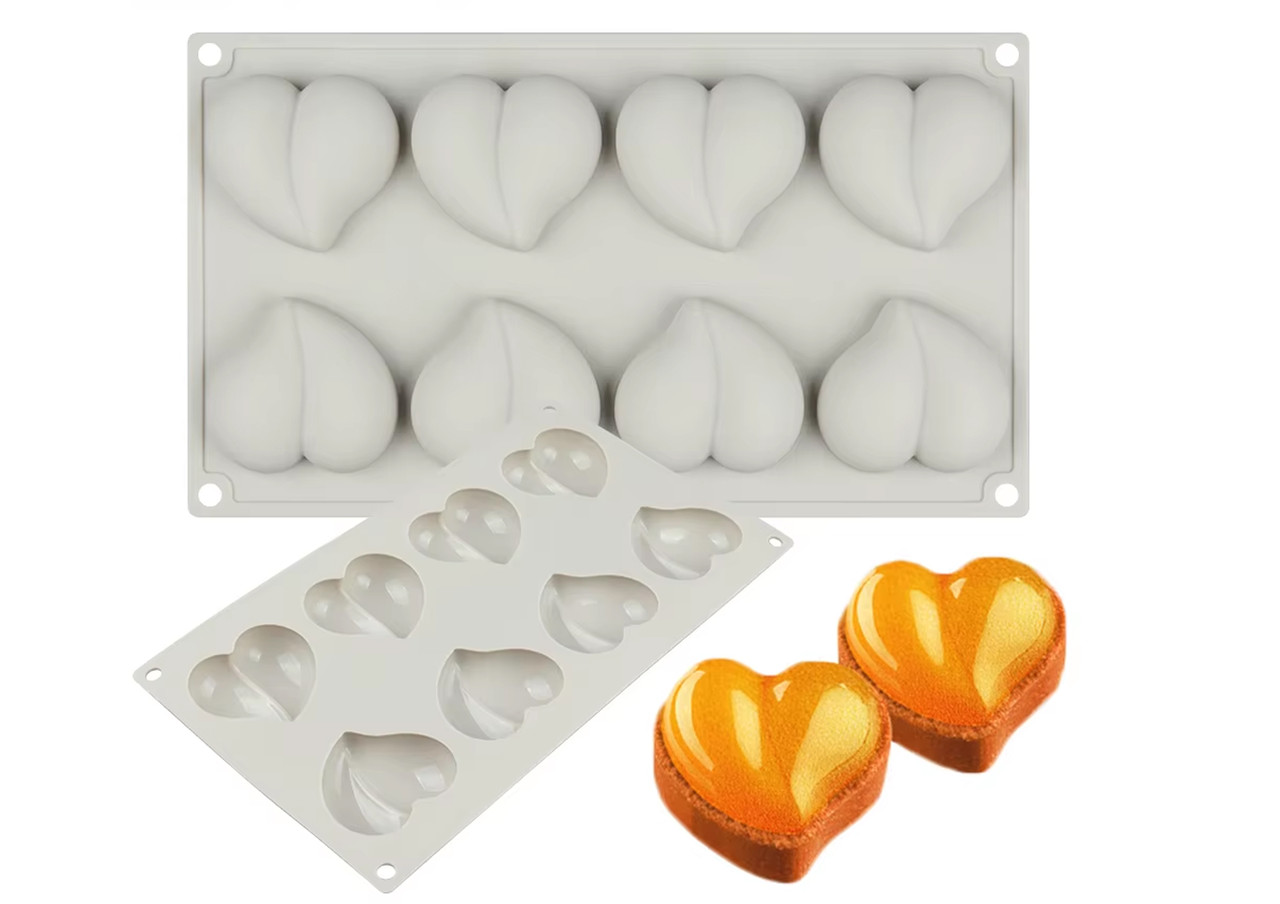 Форма силіконова для десертів Baker Серця (202118)