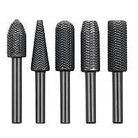 Фреза шарошка по металу набір шарошок по дереву шарошки по металу для дриля 5 шт хвостовик 6 мм
