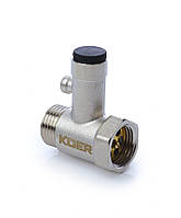 Запобіжний клапан "Koer" 1/2" для бойлера 6 бар KR.1039
