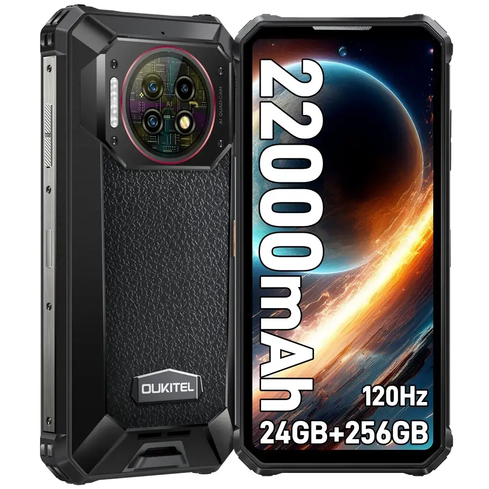 Захищений смартфон Oukitel WP19 Pro NFC 8/256Gb 6,78" 22000 мА·год