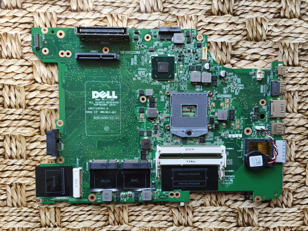 Материнская плата для ноутбука Dell E5520 HM65 Krug 15 01014UY09-23T-G ...
