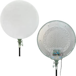 Лампа кругла RGB LED GS-330 Чорна