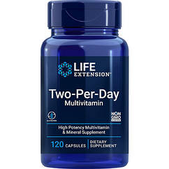 Мультивітаміни для прийому двічі на день / Two-Per-Day Capsules, Life Extension