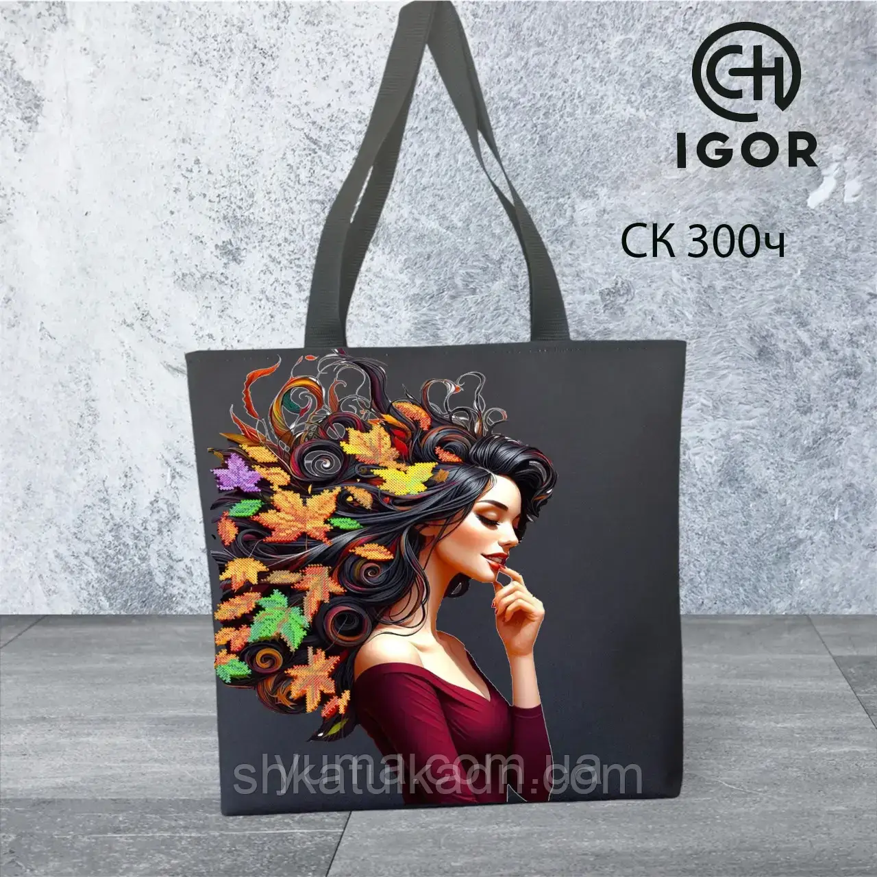 Сумка шопер під вишивку, фото 1