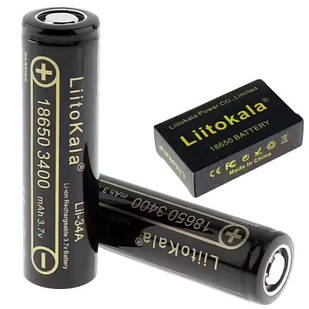 Акумулятор пальчиковий LiitoKala Lii-26A 18650 2600mah Чорний