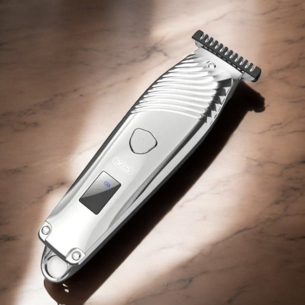 Машинка для стрижки волосся CF9 Digital Haircutting Scissors Tarnish Срібло