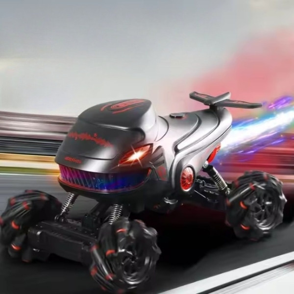 Машинка на пульті керування гоночна Кіт S-Drift Чорний з червоним, фото 1