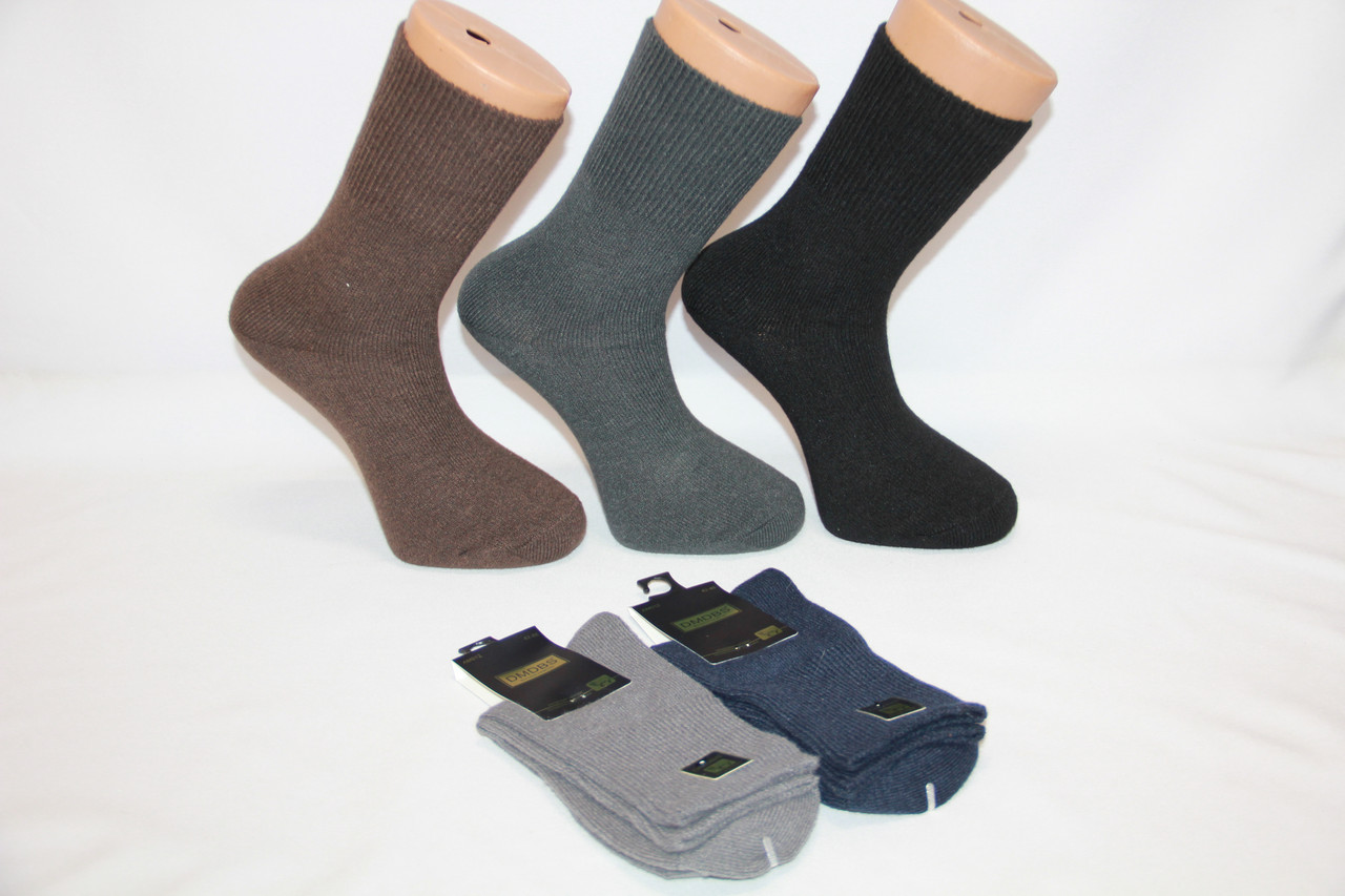 Чоловічі шкарпетки високі з тонкого кашему DMDBS А706 42-48 асорті АМ012, фото 1