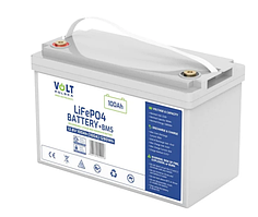 Акумулятор для ДБЖ/інвертора Volt Polska LiFePO4 12,8V 100Ah + BMS (6AKLI10012)