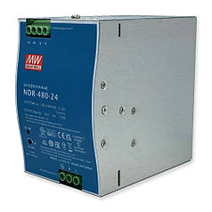 Блок живлення DIN-рейку Mean Well 480W 20A 24V IP20 NDR-480-24