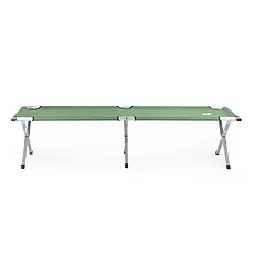 Туристичне розкладне ліжко 190x70x45 см, з чохлом, зелене Bass Polska BH 31001, фото 3