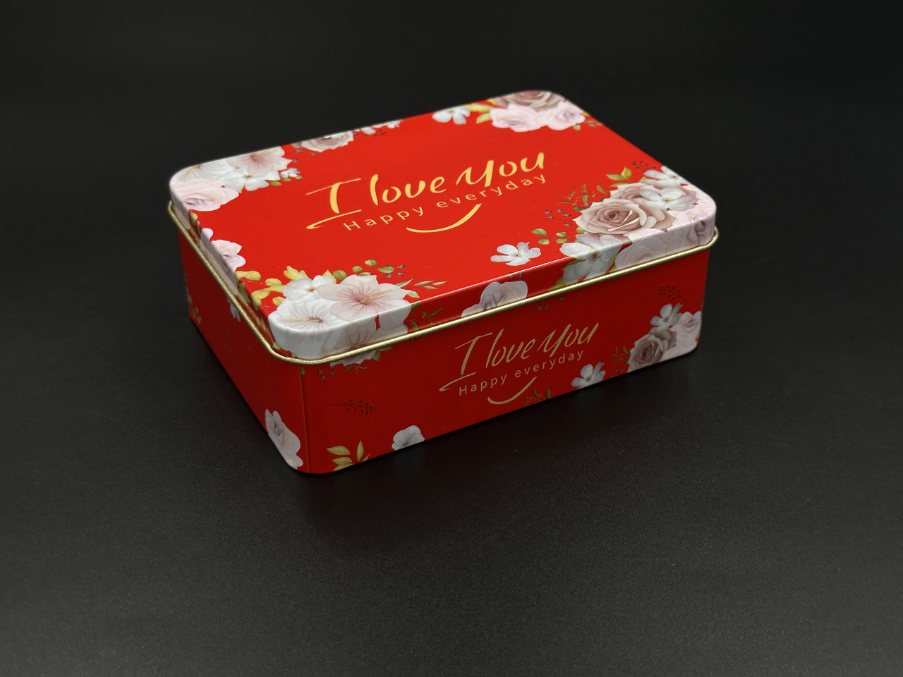 Металеві подарункові коробочки "I love you". 12х9х4см, фото 1