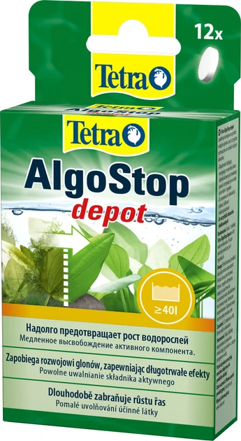 Препарат проти водоростей Tetra AlgoStop depot 12 таблеток, фото 1