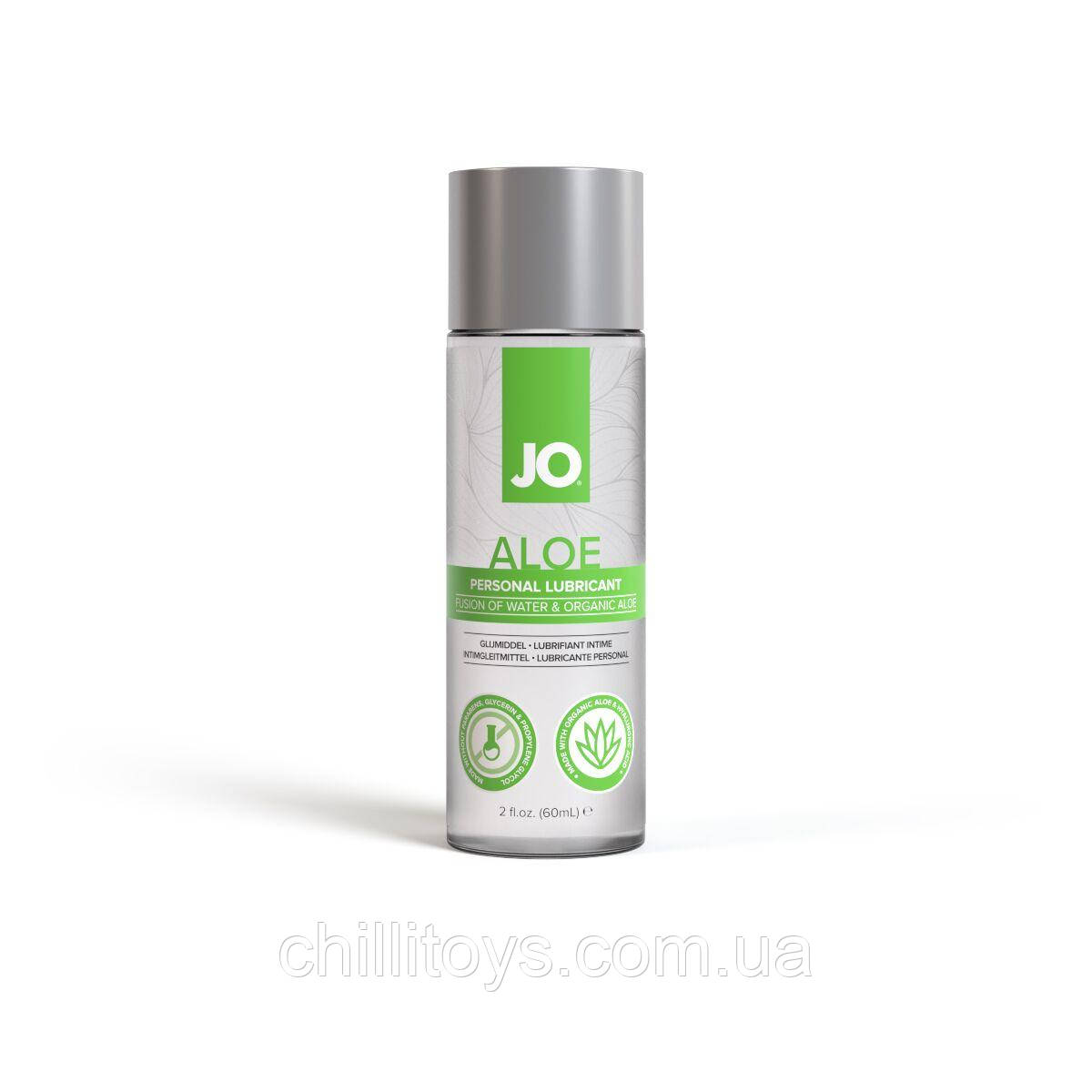 Змазка на водній основі JO H2O Waterbased Aloe (60 мл), фото 1