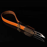 Регульована шльопалка LOCKINK Adjustable Slapper for Impact Play - Brown, фото 3