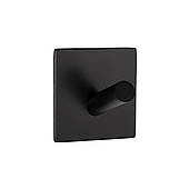 Гачок одинарний клейкий MVM HSS-503S BLACK Нержавіюча сталь Чорний (HSS-503S BLACK)