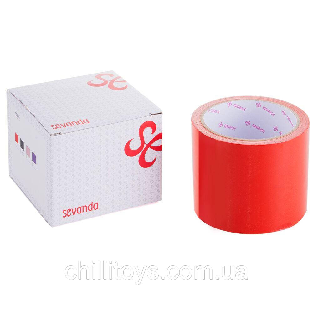 Електростатична стрічка для бондажу LOCKINK SEVANDA Electrostatic Tape - Red Tape, 16 м, фото 1