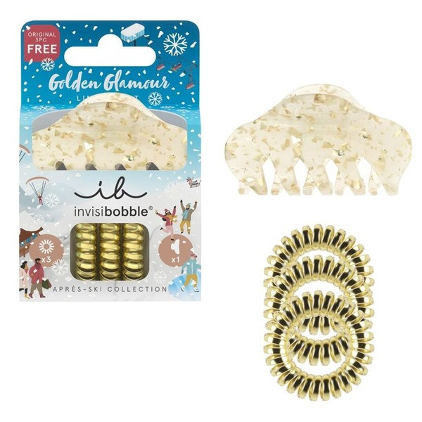 Подарунковий набір invisibobble GIFT SET Apres Ski Golden Glamour (073129)