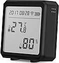 Wi-Fi датчик температури та вологості MIR-TE200-WF black з РК-дисплеєм. Термометр. Гігрометр. Tuya / Smart life, фото 11