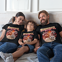 Футболки з принтами (малюнками) для всієї сім'ї (Family Look)